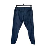 Nike NWT One Women's High-Waisted 7/8 Printed Leggings blue Black Size XL Photo 1