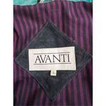 Avanti 80’s 90’s Vtg Leather Multi Color Block Jacket Sz L women’s Retro Streetw Photo 3