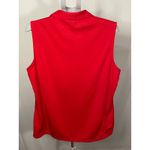 PGA Tour Airflux Women's XXL Sleeveless Golf Polo Shirt Red New with Tags Photo 5
