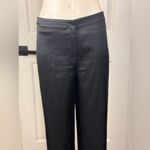 Helmut Lang  Satin Woven Wide Leg Pants Black Size D11 Photo 6