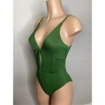 Robin Piccone New. forest green one piece. Size 4. Retails $179 Photo 5