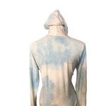 Derek Heart tie dye blue and white hoodie Photo 3