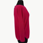 Sézane NWT  Clément Jumper Merino Wool Cotton Sweater | Sz Small | Fuchsia Pink Photo 9