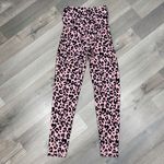 Aerie Offline  Real Me Twisted‎ Front High Waisted Leggings Pink Leopard Small Photo 3