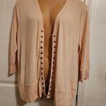 Zenana Outfitters New  Women's Cream Button-Down Sweater Sz 2x Photo 4