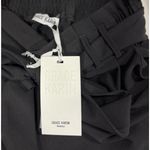 Grace Karin  Pants Black High Waist Tie Waist Tapered Ankle Pockets Sz S NWT Photo 6