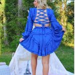 ✨ Ballroom Heart Ruffle Mini Dress✨ Blue Size L Photo 1