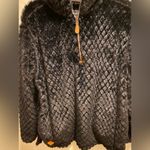 Simply Southern  Fuzzy Soft Teddy Bear Quarter-Zip Pullover. Photo 4