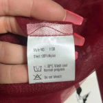 Alisa Pan Burgundy Tulle Flowy Fairycore Skirt Sheer Knee Length Plus Size Size 14 Photo 5