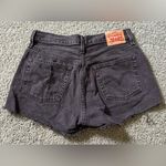 Levi's Levi’s 501 Black Cut Off Jean Shorts Button Fly Denim High Rise Womens Size 28 Photo 10