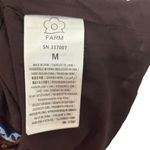 Farm Rio NWT Brown Garden Wrap Dress Women’s Size Medium Embroidered Floral Eco Photo 11