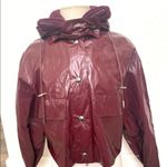 Dondup burgundy hooded rain jacket Size 42 Photo 0