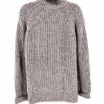 Madewell Color Fleck Chunky Knit Slouchy Wool Cowl Neck Turleneck Sweater Photo 6