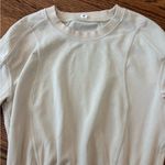 Lululemon Cream Sweatshirt with Puffed Sleeves Photo 1