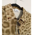 Burberry $740 New Animal Print Cotton Zip Shirt - US 2 Photo 5