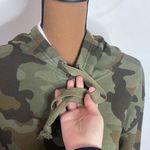 J.Crew Supercozy vintage fleece hoodie sweatshirt in camo size M Photo 6