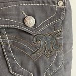 Mek Denim  Coated Gray Bulgan Cigarette Jeans Photo 6