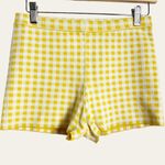 Opening Ceremony Knits Yellow White Check Gingham 2 Piece Shorts Top Set Size XS Photo 1