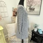 Lucky Brand  Silver Crew Neck Bishop Sleeve Dress Photo 5