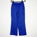 Proenza Schouler White Label Cargo Pocket Satin Drawstring Straight Leg Pants 2 Photo 1