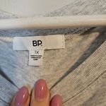 BP Tank Top Gray Heather Graphic Smiley Face Warped Tie Dye Print Casual Neutral Photo 6