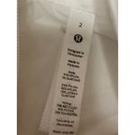 Lululemon Push Your Pace Women's White Hoodie Full Zip Athletic Jacket Size 2 Photo 2