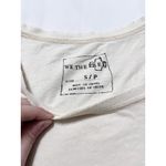 Free People We The Free Cream Crochet Eyelet Long Sleeve Top Size S Bohemian Photo 4