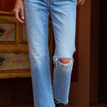 Frank & Eileen Monaghan 1997 Wash Italian Vintage Denim Jeans Rip Light Blue 29 Photo 0