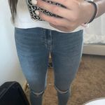 Topshop Jamie High Waisted Ripped Jeans Photo 2