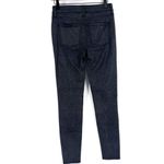 White House | Black Market Women's Metallic Gold Foil Skinny Ankle Jeans Size 0 Photo 12