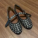 Studded Ballet Flats Black Size 7.5 Photo 1