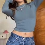 SKIMS Cotton Jersey Long Sleeve T-Shirt XS Photo 0