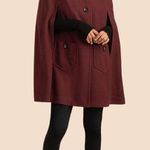 Trina Turk 💕💕 Parker Cape ~ Knit Melton Cab Frank XL NWT Photo 4