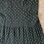 Mlle Gabrielle  Black and White Polka Dot Midi Dress Photo 1
