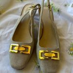 Donald Pliner  kitten heel with gold embellishment Photo 5