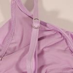 Seafolly NWT  X Revolve Shine On Fixed Tri Bikini in Lilac Photo 7