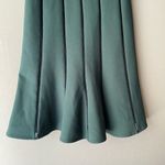 Adelyn Rae  sz S Forrest green open mesh striped sheath dress‎ Photo 3