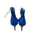 Carmen Steffens Neon Blue Cutout Lace Photo 3