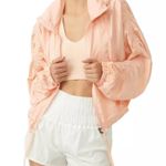 Free People Movement Free People FP Movement Way Home Ruched Out Packable Jacket Windbreaker Womens L Photo 0