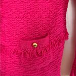 Cache  Fuchsia V-Neck Women's Sweater Photo 2