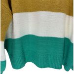Dreamers by Debut Colorblock Striped Sweater Size 1X Cozy Photo 5