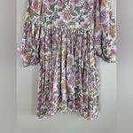 Daughters Of India Kyra Cotton Gauze Mini Dress in Fuchsia Bloom size Large $179 Pink Photo 15