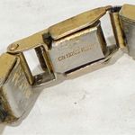 Vintage Caravelle Bulova Watch Ladies 1986 Petite Integrated Bracelet Gold Photo 2