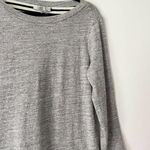 NWT Dalia Heathered Grey Jersey Knit Long Sleeve T Photo 2