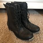 Madden Girl Black Combat Boots Photo 0