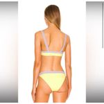 ONIA NWT revolve  Lina bikini bathing suit top lemon lime/lavender size medium Photo 1