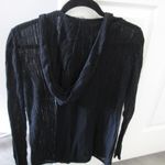 Michael Kors MICHAEL sheer black hoodie - Size Medium Photo 1