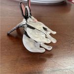 Anthropologie  Black and White Dog Hair Clip Photo 4