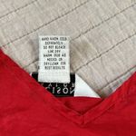 Allison Taylor woman VTG 80’s valentines red 1X 100% silk Cami tank top Photo 4