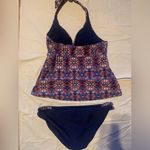 Converse One Star Medium Tankini and Large Bottom Red White and Blue Swim Set Photo 3